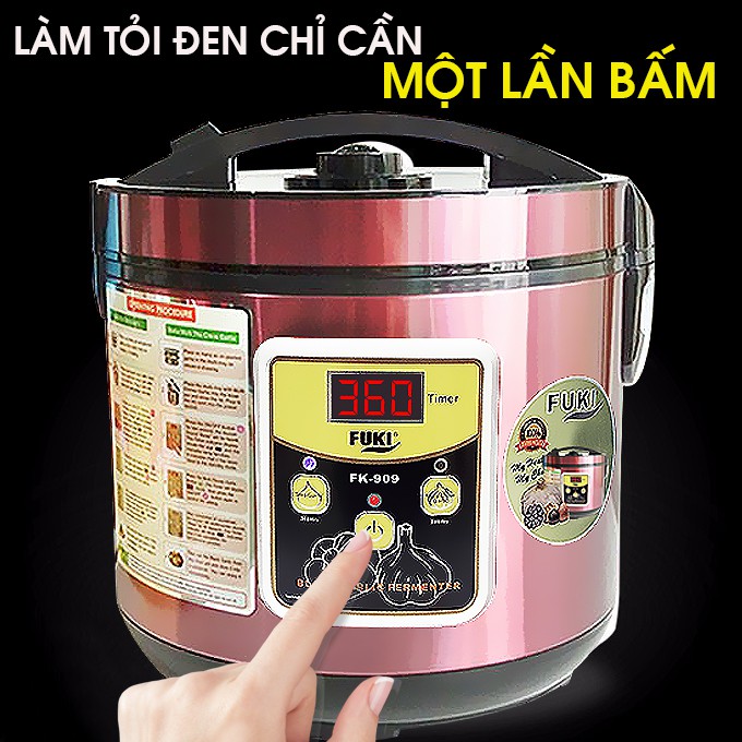 Máy làm tỏi đen Fuki FK-909 dòng cao cấp (đỏ tím)